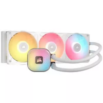 CORSAIR iCUE LINK TITAN II 360 RX RGB baltas skystas CPU aušintuvas
