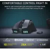 CORSAIR Ironclaw Wireless SE žaidimų pelė - 26 000 DPI, optinė, SLIPSTREAM Wireless, Bluetooth, USB, RGB, juoda