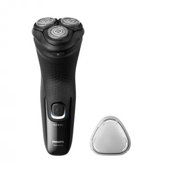 Philips Series 3000X X3001/00 elektrinis skustuvas su PowerCut ašmenimis, 5D pasukama ir lanksti galvute, šlapiam ir sausam skutimuisi, 40 min veikimo, USB įkrovimas, tamsiai pilka