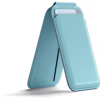Satechi Magnetic Wallet Stand, skirtas MagSafe - šviesiai mėlynas
