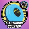 Just Play Skip It Deluxe Petrol - kulkšnies šokinėjimo žaislas su skaitikliu ir mirksinčiais šviesomis vaikams nuo 6 metų