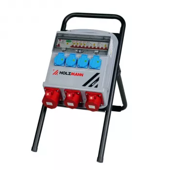 Holzmann SSV32A 32A 400V CEE stacionarus skirstytuvas su RCD ir 7 lizdais