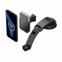 ALOGIC Matrix Universalus magnetinis belaidis automobilinis laikiklis-įkroviklis su siurbtuku ir ventiliacijos laikikliu, 15W Qi greitasis įkrovimas, automatinis fiksavimas, 360° sukimas, juodas
