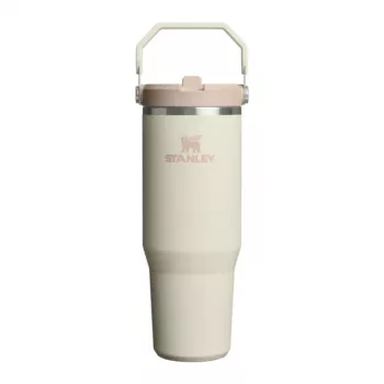 STANLEY 1913 IceFlow Flip Straw 0,89 l kremų spalvos termosas