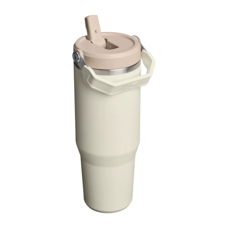 STANLEY 1913 IceFlow Flip Straw 0,89 l kremų spalvos termosas