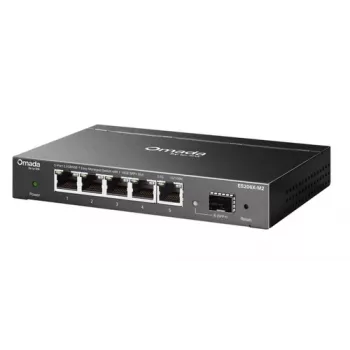 TP-Link Omada ES206X-M2 Easy Smart Switch su 5x 2.5G prievadais ir 1x 10G SFP+