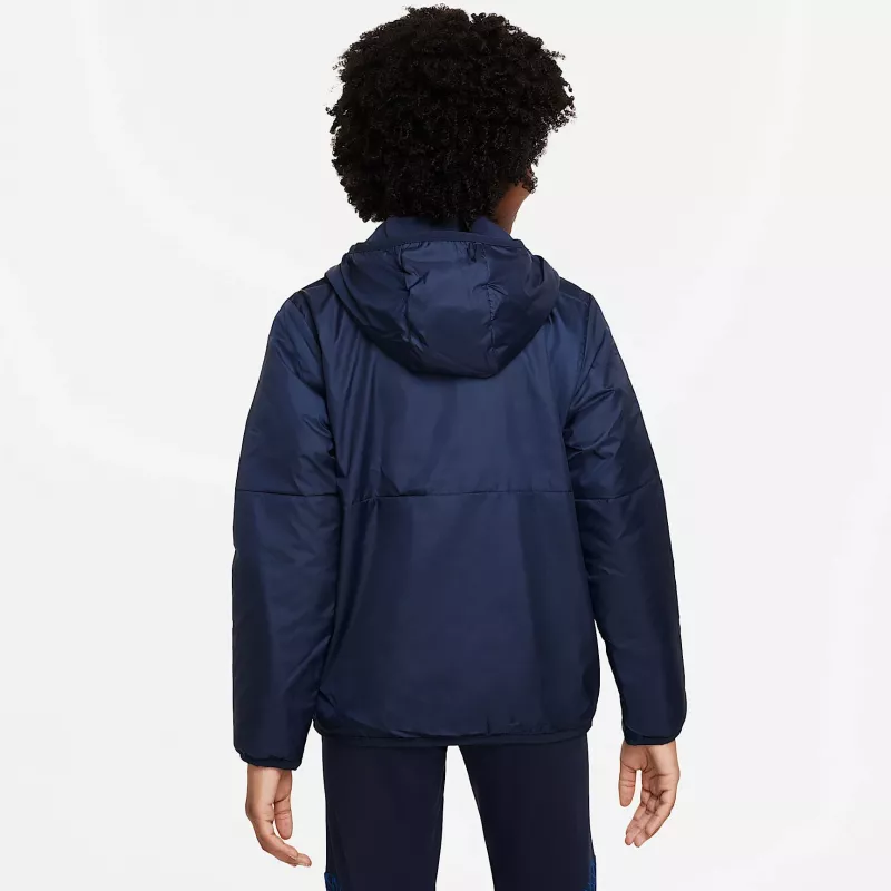 Nike Therma Repel Park vaikiška žiemos striukė tamsiai mėlyna balta S dydis