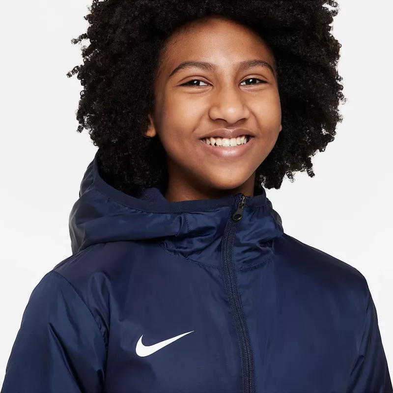 Nike Therma Repel Park vaikiška žiemos striukė tamsiai mėlyna balta S dydis