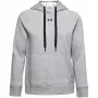 Moterų Under Armour Rival Fleece gobtuvas Mod Gray/White