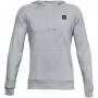Vyriškas Under Armour Rival Fleece gobtuvas Pitch Gray/Black