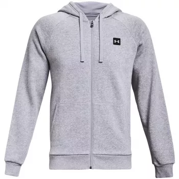 Under Armour vyriškas Rival Fleece FZ gobtuvas šviesiai pilkas 1357111 011