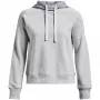 Under Armour moteriškas Rival Fleece Colourblock gobtuvas Mod Gray/White