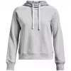 Under Armour moteriškas Rival Fleece Colourblock gobtuvas Mod Gray/White