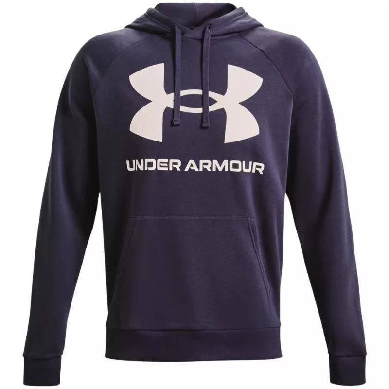 Under Armour vyriškas Rival Fleece Big Logo HD megztinis, violetinis 1357093 558