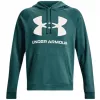 Under Armour vyriškas Rival Fleece Big Logo gobtuvas Marine OD Green