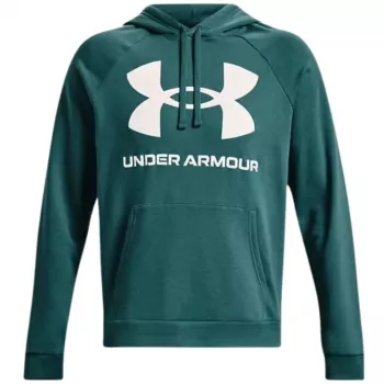 Under Armour vyriškas Rival Fleece Big Logo gobtuvas Marine OD Green