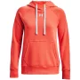Under Armour moteriškas Rival Fleece HB gobtuvas oranžinis