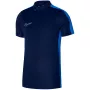 Nike DF Academy 23 SS Polo vyriški marškinėliai tamsiai mėlyni DR1346 451 S