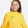 Nike Dri-FIT Academy 23 Drill Top SS vaikų futbolo treniruočių marškinėliai Opti Yellow/Black XS