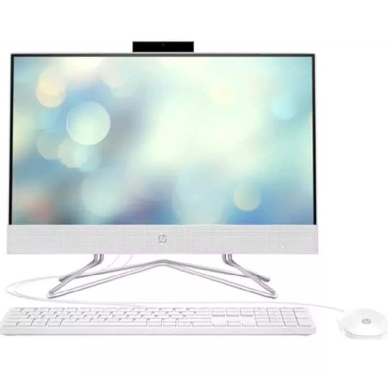 HP 200 G4 AiO 21,5 colio Full HD All-in-One kompiuteris - Intel Core i3-10110U, 4GB RAM, 256GB SSD, Windows 10 Home, juodas
