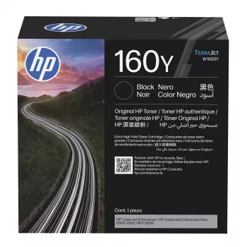 HP 160Y Original Extra High Yield juodos spalvos tonerio kasetė (W1600Y), skirta LaserJet M110w/M140w