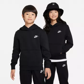 Nike Sportswear Club Fleece Full-Zip gobtuvas vaikams juodas FD3000 010 M