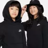 Nike Sportswear Club Fleece Full-Zip gobtuvas vaikams juodas FD3000 010 M