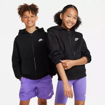 Nike Sportswear Club Fleece vaikiškas gobtuvas juodas FD3004-010 S dydis