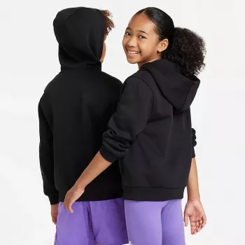 Nike Sportswear Club Fleece vaikiškas gobtuvas juodas FD3004-010 S dydis