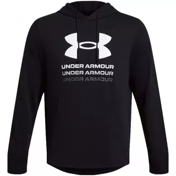 Under Armour vyriškas UA Rival Terry grafinis gobtuvas juodas