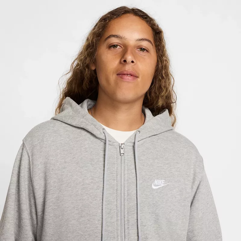 Nike Club Fleece vyriškas megztinis tamsiai pilkas Heather L