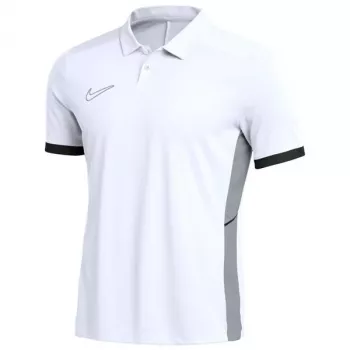 Nike vyriški Dri-FIT Academy 25 trumpų rankovių polo marškinėliai balti FZ9759 100 L