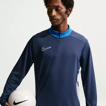Nike vyriški Dri-FIT Academy 25 treniruočių marškinėliai ilgomis rankovėmis, tamsiai mėlyni FZ9767 410, L dydis