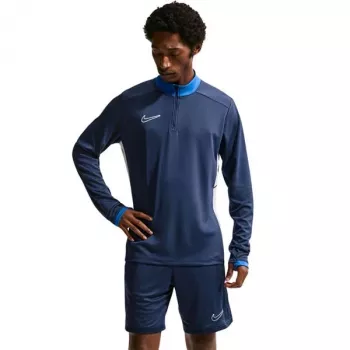 Nike Dri-FIT Academy 25 Drill Top vyriškas tamsiai mėlynas ketvirčio užtrauktuku