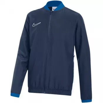 Nike Dri-FIT Academy 25 vaikų užtrauktuku užsegamas gobtuvas, tamsiai mėlynas