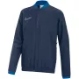 Nike Dri-FIT Academy 25 vaikų užtrauktuku užsegamas gobtuvas, tamsiai mėlynas