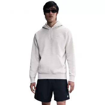 Nike Club Fleece vyriškas gobtuvas su užtrauktuku tamsiai pilkas melanžas S
