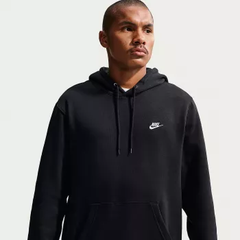 Nike Club Fleece vyriškas gobtuvinis megztinis, juodas FN3859 010, dydis S