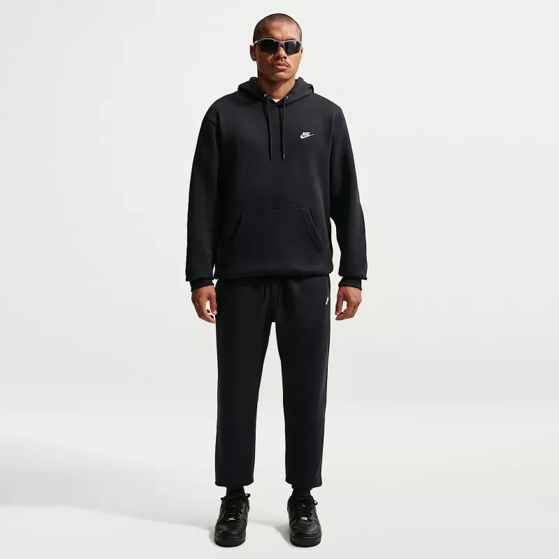 Nike Club Fleece vyriškas gobtuvinis megztinis, juodas FN3859 010, dydis S