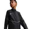 Nike Park 26 Rain vaikiška vandeniui atspari striukė su gobtuvu ir pilnu užtrauktuku - juoda, L dydis