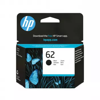 HP 62 juodos spalvos originalus rašalo kasetė - 200 puslapių