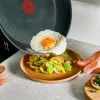 Tefal Emotion nerūdijančio plieno keptuvių rinkinys, 2 vnt., 24 cm ir 28 cm, tinka indukcijai, galima plauti indaplovėje, atsparus orkaitei iki 250°C