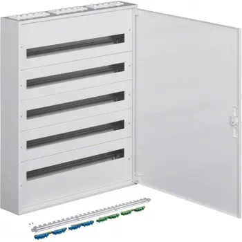 Hager FW536WT paviršinio montavimo skirstomasis skydas, 5 eilės, 180 modulių, IP40, baltas