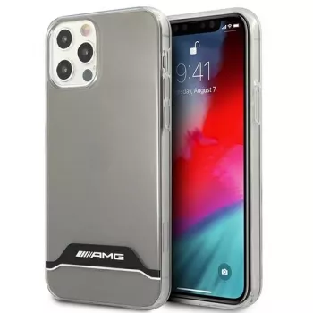 AMG AMHCP12MTCBW iPhone 12/12 Pro permatomas kietas dėklas, elektrochromuotas juodas ir baltas