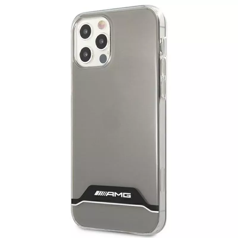 AMG AMHCP12MTCBW iPhone 12/12 Pro permatomas kietas dėklas, elektrochromuotas juodas ir baltas