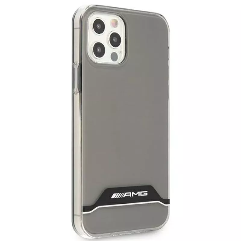 AMG AMHCP12MTCBW iPhone 12/12 Pro permatomas kietas dėklas, elektrochromuotas juodas ir baltas