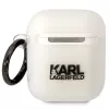 Karl Lagerfeld KLA2HNCHTCT AirPods 1/2 dėklas permatomas Ikonik Choupette