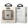 Karl Lagerfeld KLA2HNCHTCT AirPods 1/2 dėklas permatomas Ikonik Choupette