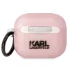 Karl Lagerfeld KLA3HNCHTCP AirPods 3 dėklas rožinis Ikonik Choupette