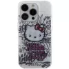 Hello Kitty HKHCP14LHDGPHT iPhone 14 Pro kietas dėklas IML Kitty On Bricks Graffiti - baltas